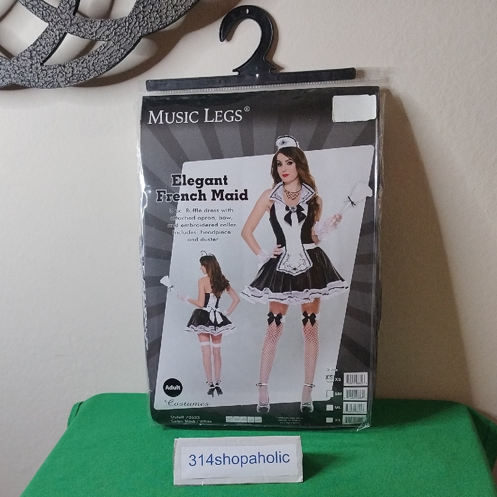 Womens "Elegant French Maid" Costume